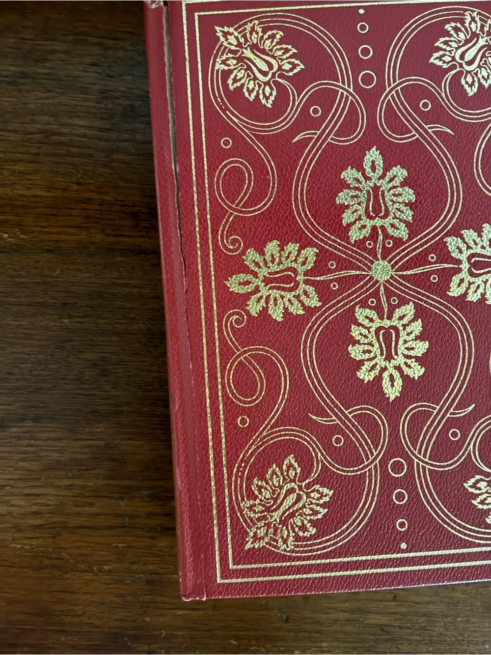 Vintage Walden And Other Writings Collectible Book by Thoreau Red & Gold